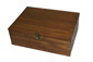 Scatola porta sigari in legno colore noce